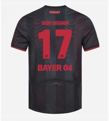 Bayer Leverkusen Eliesse Ben Seghir #17 Replika Hjemmebanetrøje 2025-26 Kortærmet